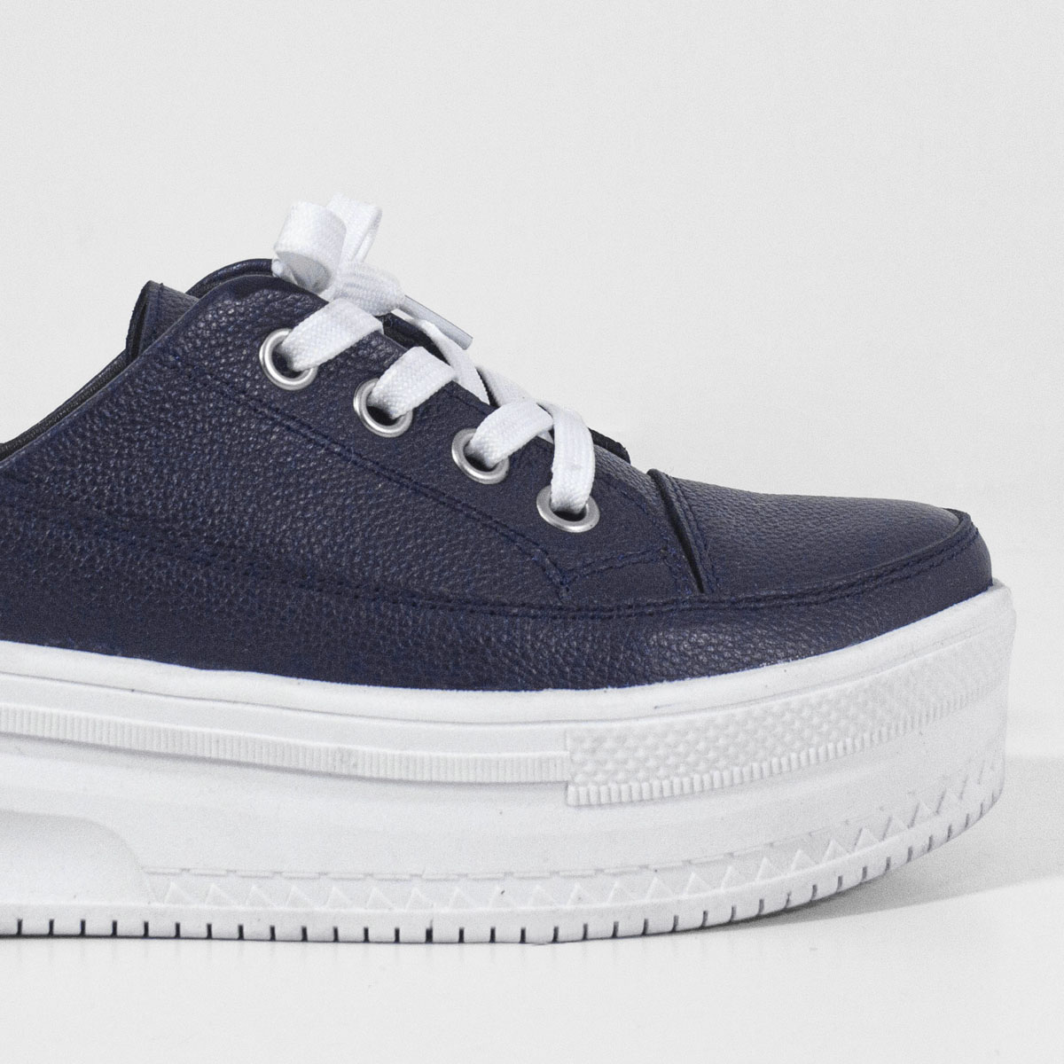 MOCASINES MUJER MARIBU CUERO AZUL 853 - 4