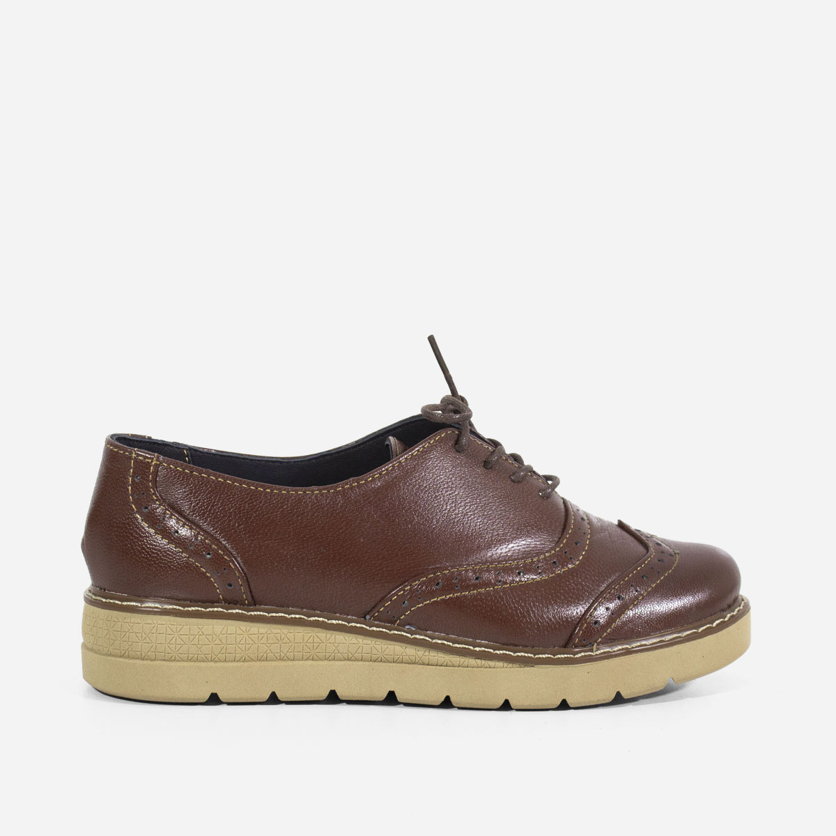 ZAPATOS CASUALES MUJER MARIBU CUERO AMBAR 515 - 1