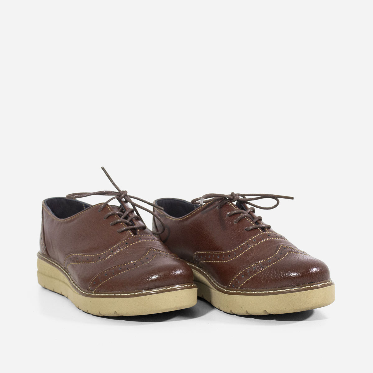 ZAPATOS CASUALES MUJER MARIBU CUERO AMBAR 515 - 2