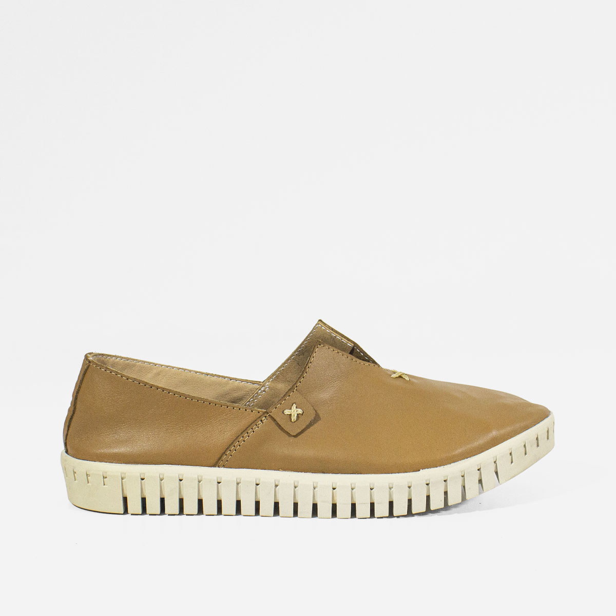 MOCASINES MUJER MARIBU CUERO MIEL 1063 - 1
