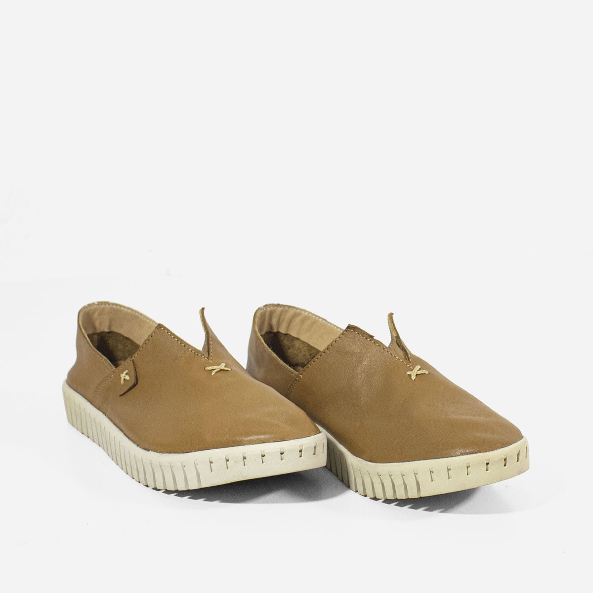 MOCASINES MUJER MARIBU CUERO MIEL 1063 - 2