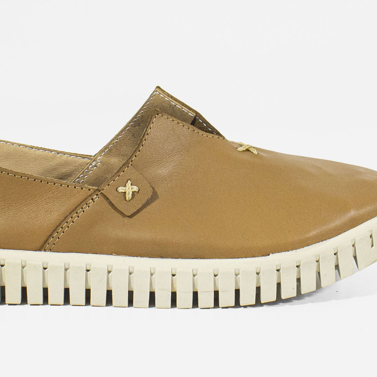 MOCASINES MUJER MARIBU CUERO MIEL 1063 - 4