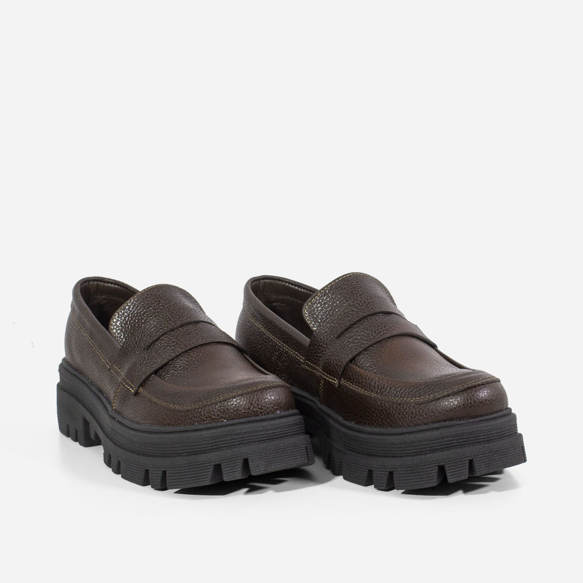ZAPATOS CASUALES MUJER MARIBU CUERO MARRÓN 1067 - 2