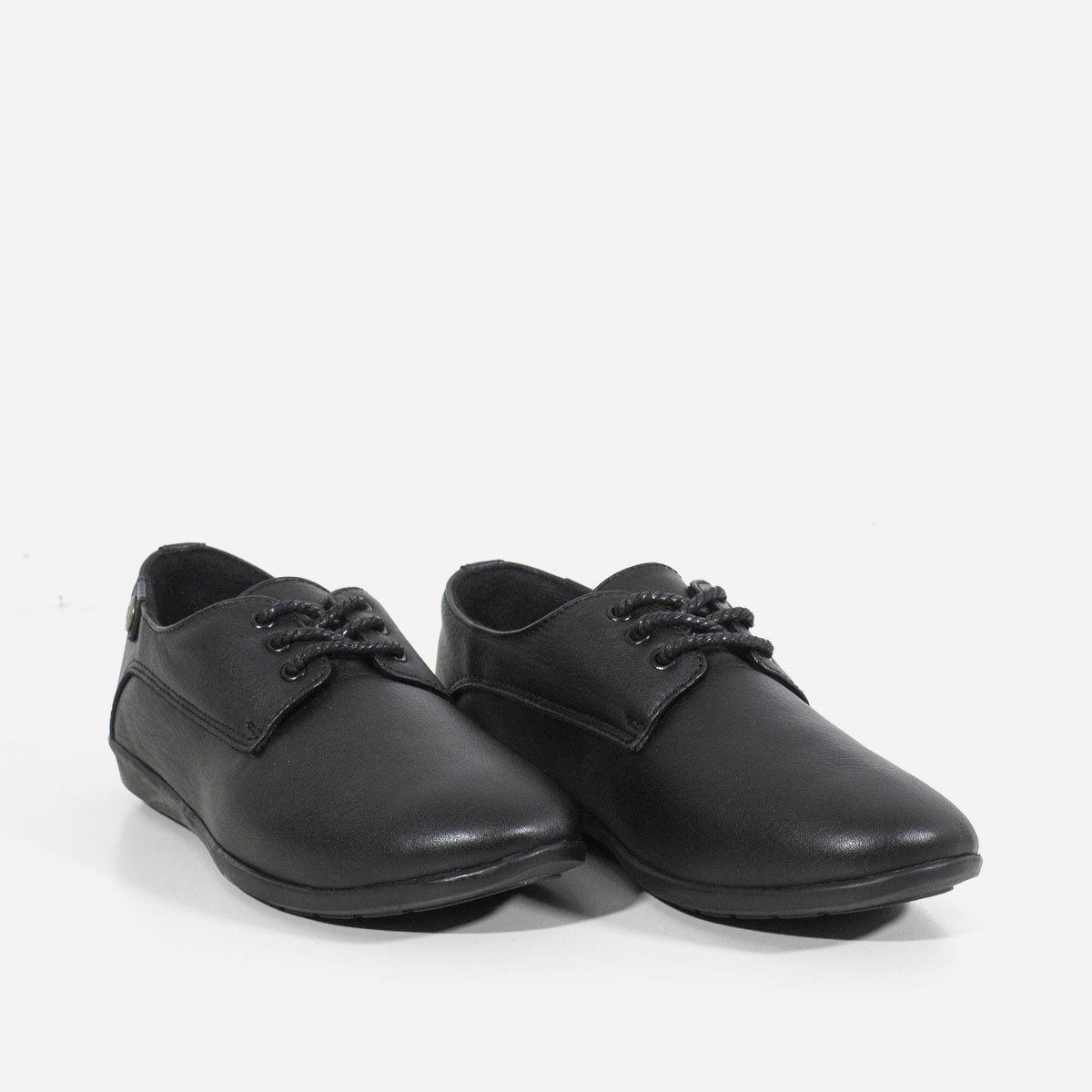 ZAPATOS CASUALES MUJER MARIBU CUERO NEGRO 1070 - 2
