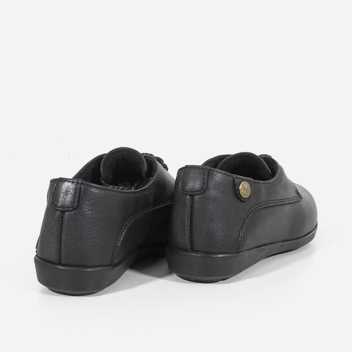 ZAPATOS CASUALES MUJER MARIBU CUERO NEGRO 1070 - 3
