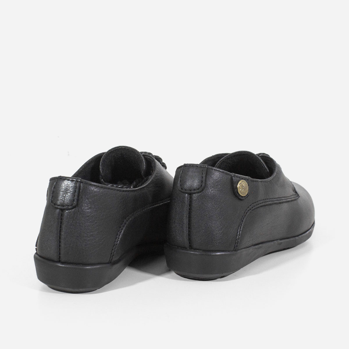 ZAPATOS CASUALES MUJER MARIBU CUERO NEGRO 1070 - 3