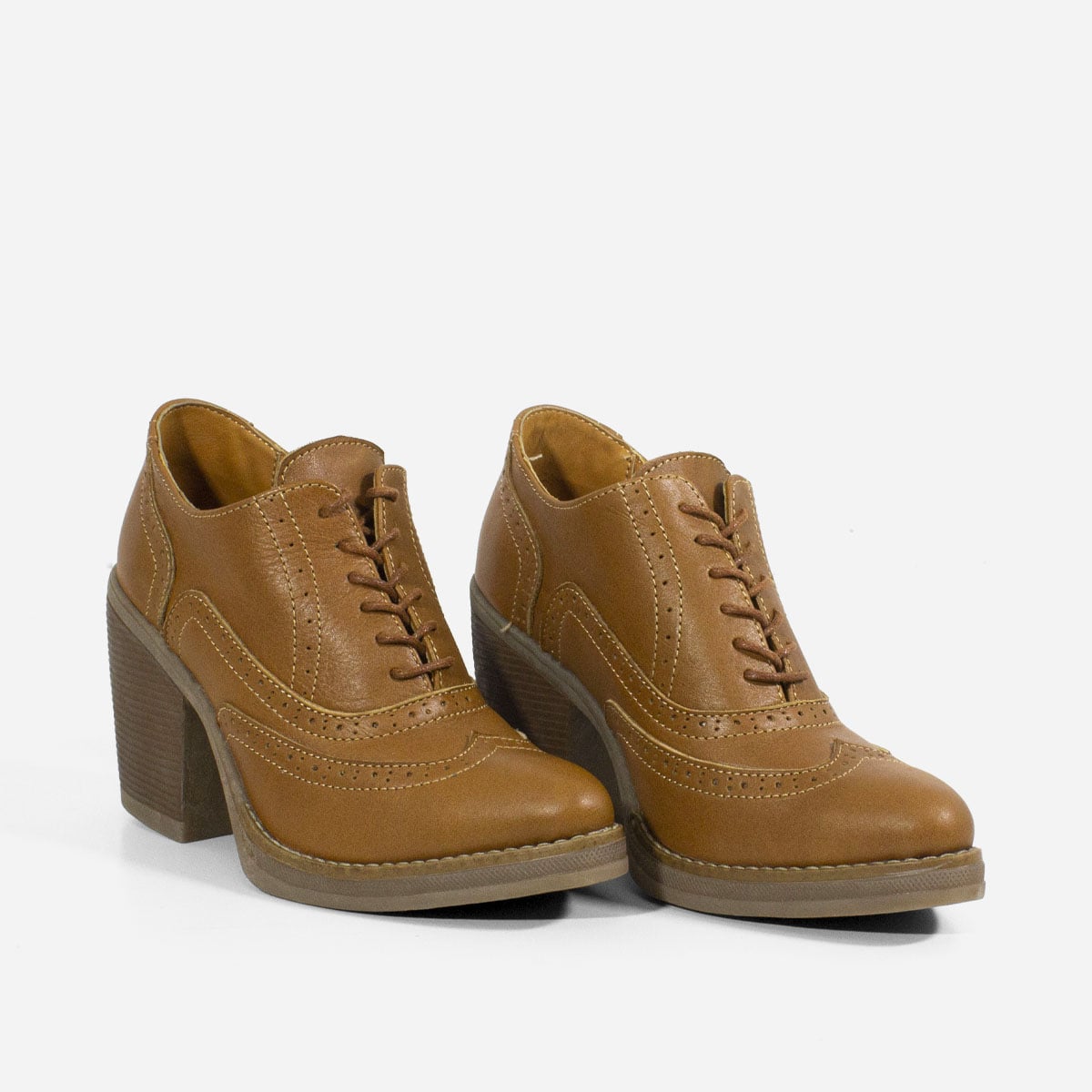 ZAPATOS CASUALES MUJER MARIBU CUERO MIEL 1074 - 2