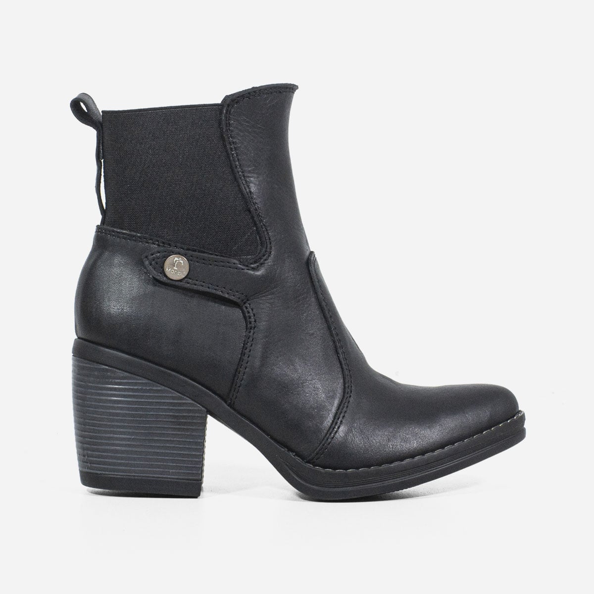 BOTINES MUJER MARIBU CUERO NEGRO 1082 - 1