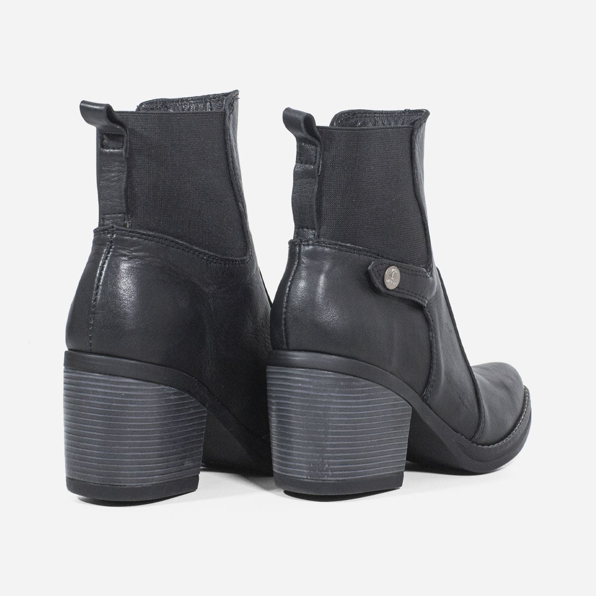 BOTINES MUJER MARIBU CUERO NEGRO 1082 - 3