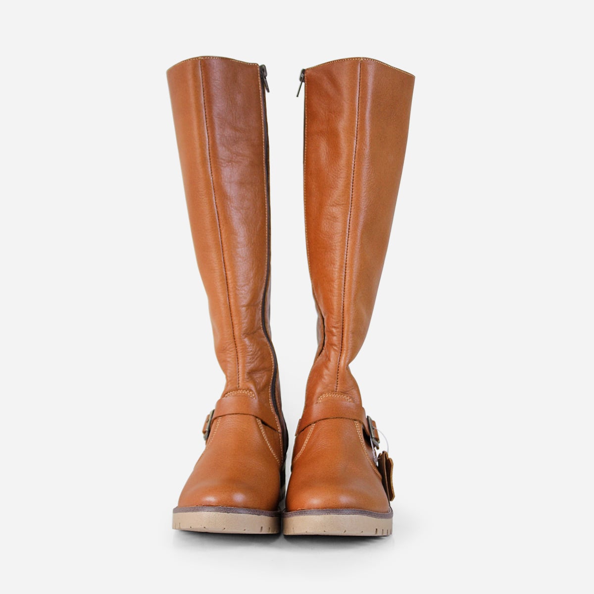 BOTAS MUJER MARIBU CUERO CARAMELO 1081 - 4
