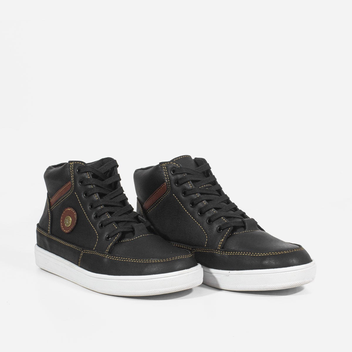 BOTINES MUJER MARIBU CUERO NEGRO 828 - 2