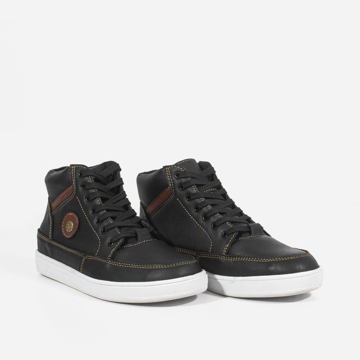 BOTINES MUJER MARIBU CUERO NEGRO 828 - 2