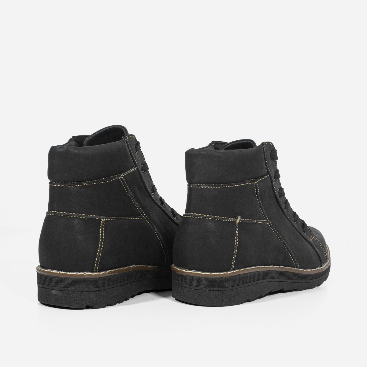 BOTINES MUJER MARIBU CUERO NEGRO 714 - 3