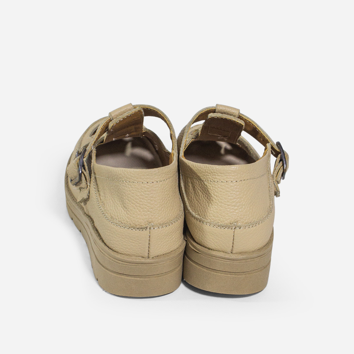 SANDALIAS MUJER MARIBU CUERO NATURAL 1087 - 4