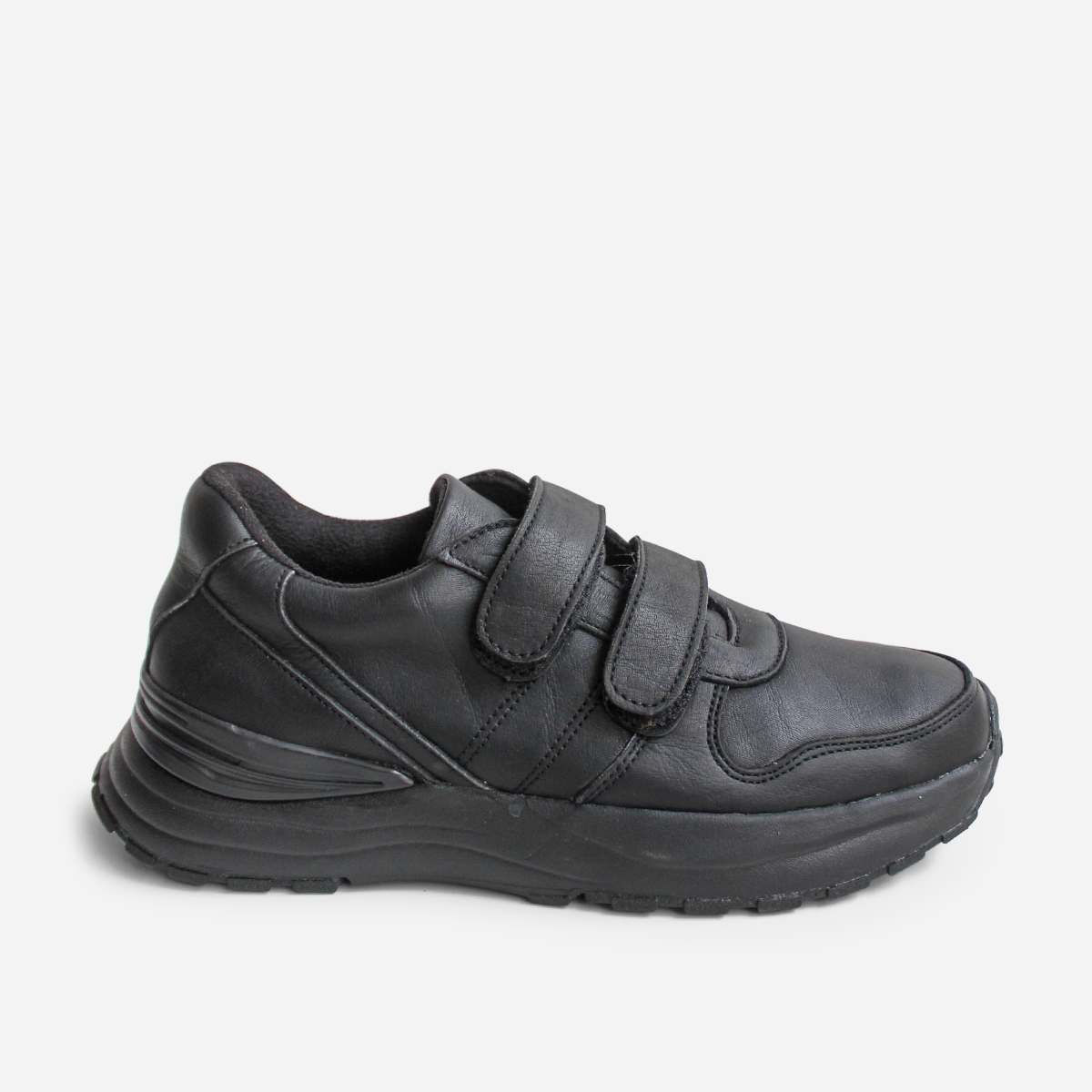 ZAPATILLA ESCOLAR MARIBU PURO CUERO 1057-NEG - 1