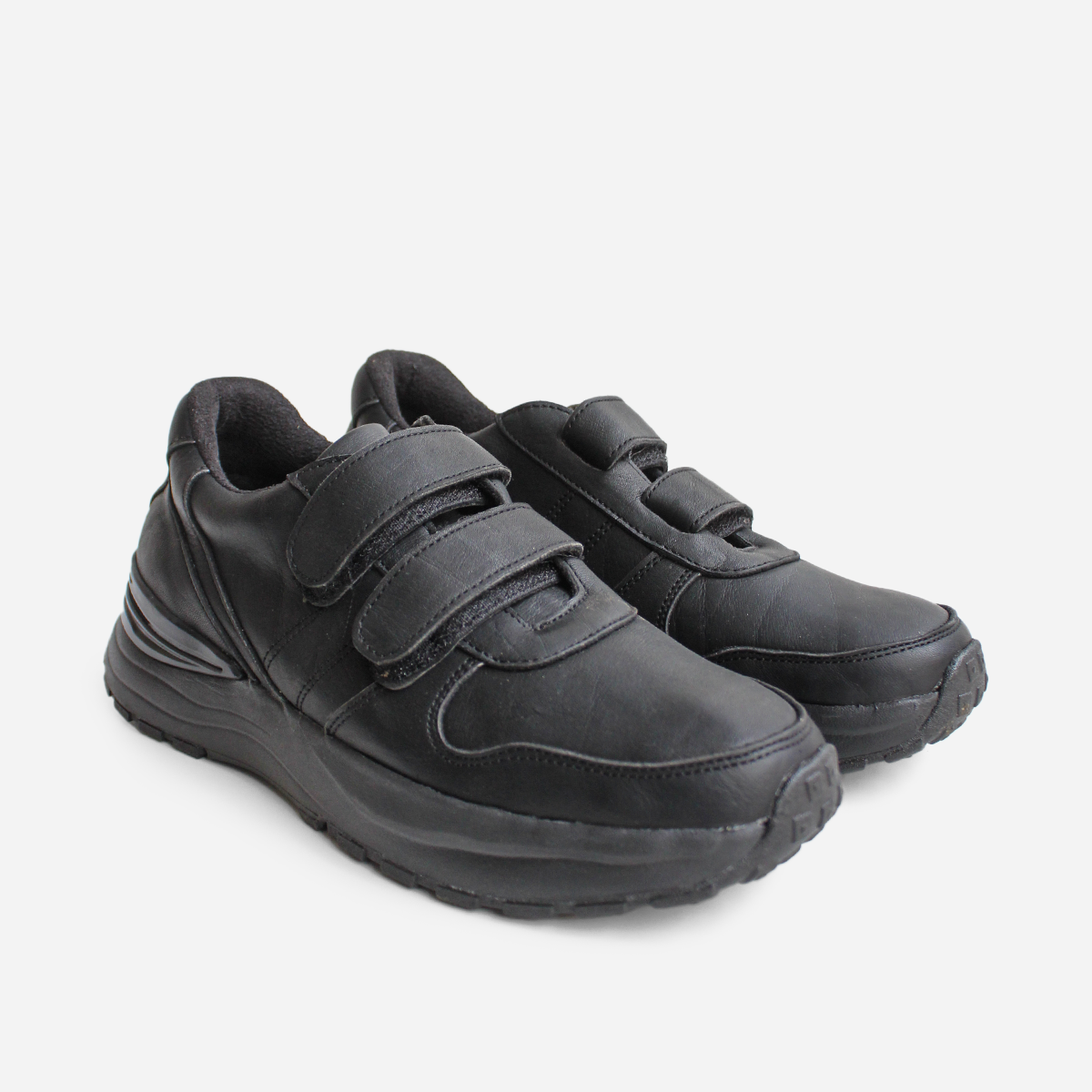 ZAPATILLA ESCOLAR MARIBU PURO CUERO 1057-NEG - 2