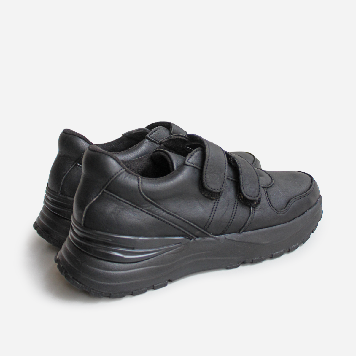 ZAPATILLA ESCOLAR MARIBU PURO CUERO 1057-NEG - 3