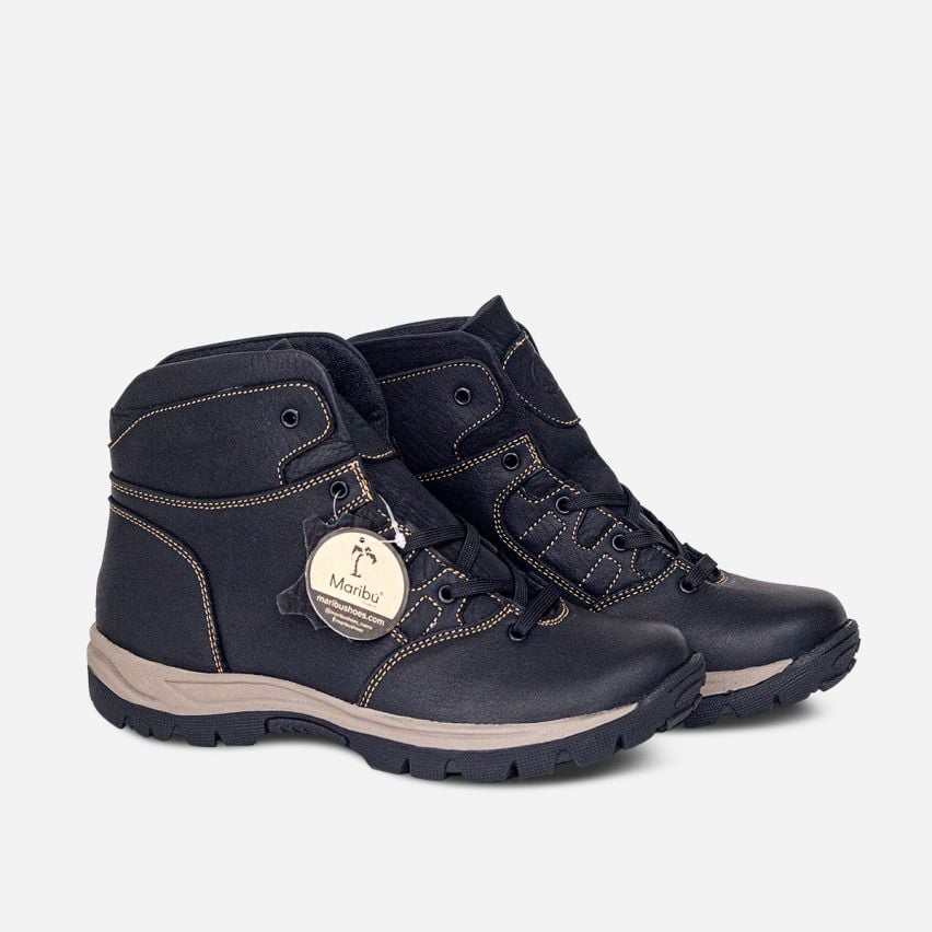 BOTINES MUJER MARIBU CUERO NEGRO 678 - 3