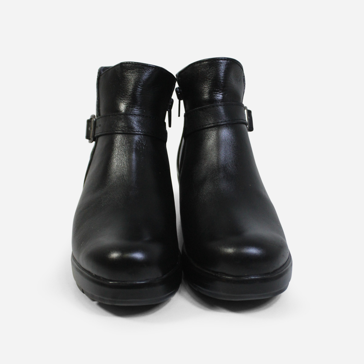 BOTINES MUJER MARIBU CUERO NEGRO 1116 - 4