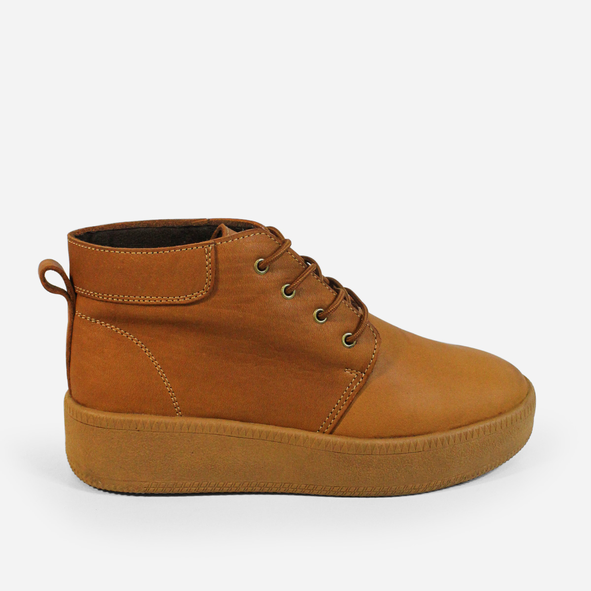 BOTINES MUJER MARIBU CUERO MIEL 856 - 1