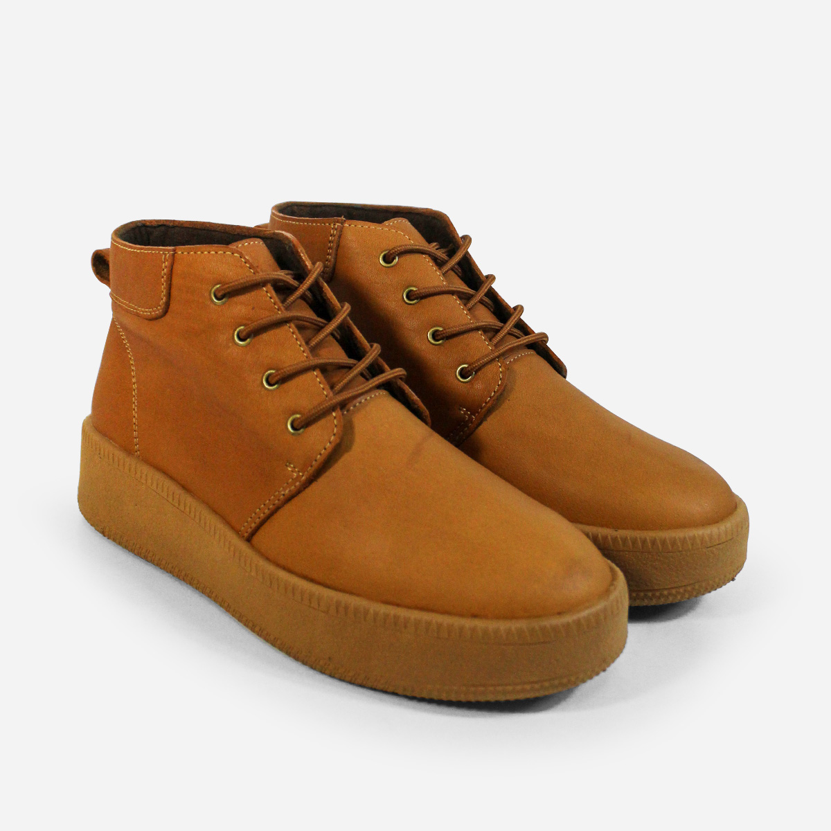 BOTINES MUJER MARIBU CUERO MIEL 856 - 2