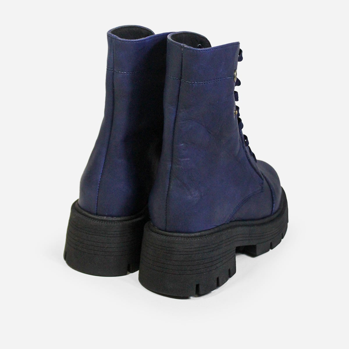 BOTINES MUJER MARIBU CUERO AZUL 854 - 3