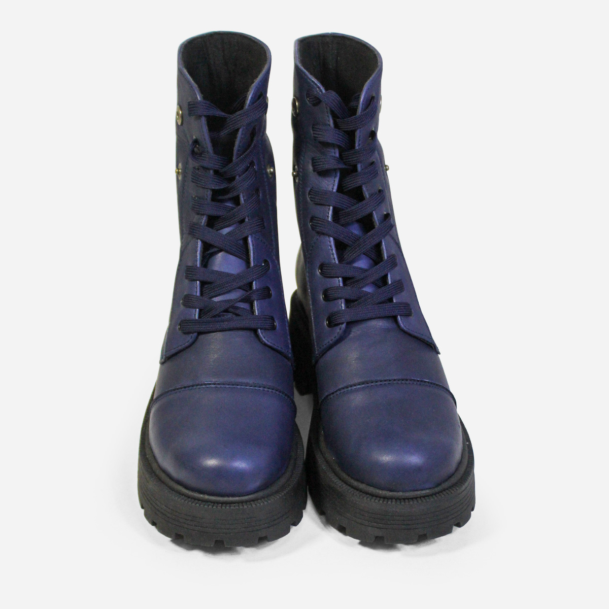 BOTINES MUJER MARIBU CUERO AZUL 854 - 4