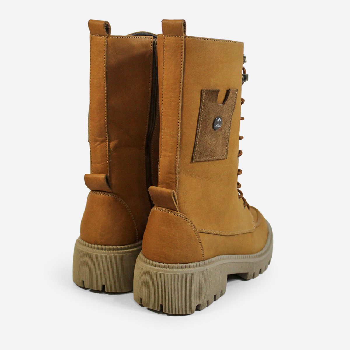 BOTAS MUJER MARIBU CUERO MIEL 1109 - 3