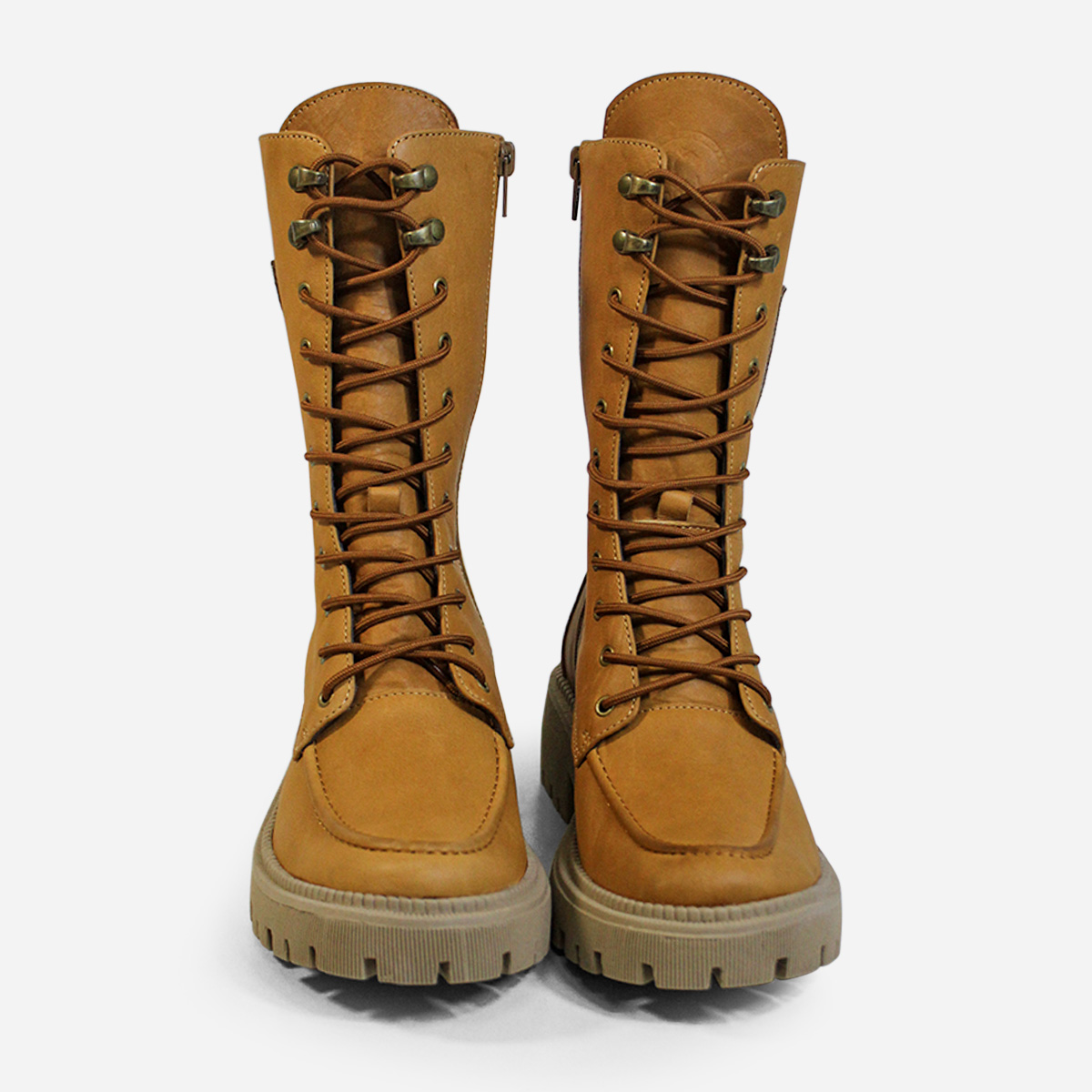 BOTAS MUJER MARIBU CUERO MIEL 1109 - 4