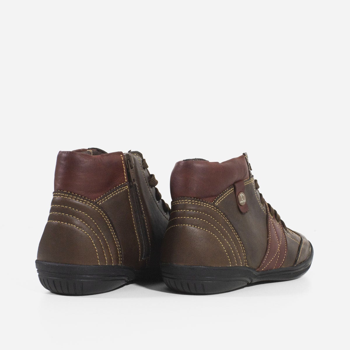 BOTINES MUJER MARIBU CUERO MARRÓN 672 - 3