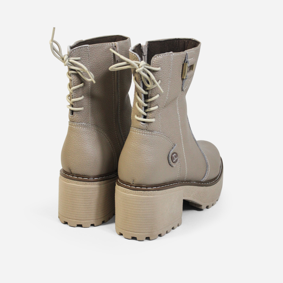 BOTAS MUJER MARIBU CUERO OLIVA 1115 - 3