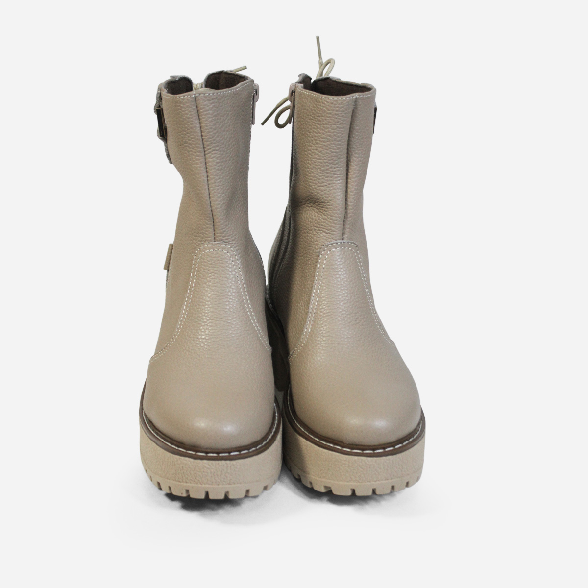 BOTAS MUJER MARIBU CUERO OLIVA 1115 - 4