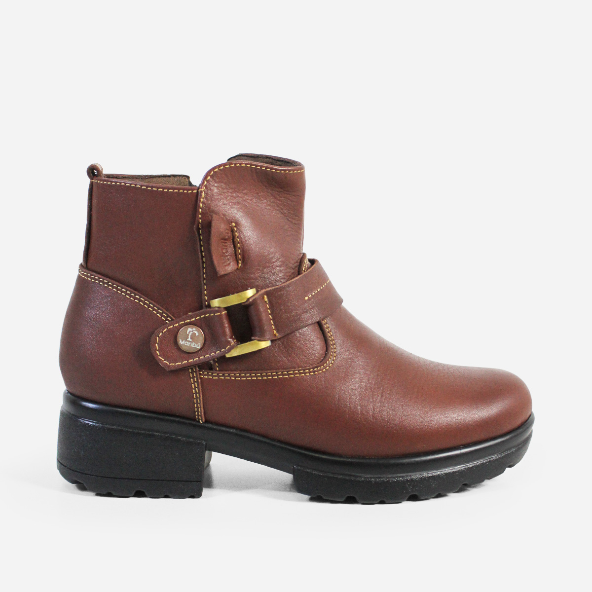 BOTINES MUJER MARIBU CUERO APACHE 818 - 1