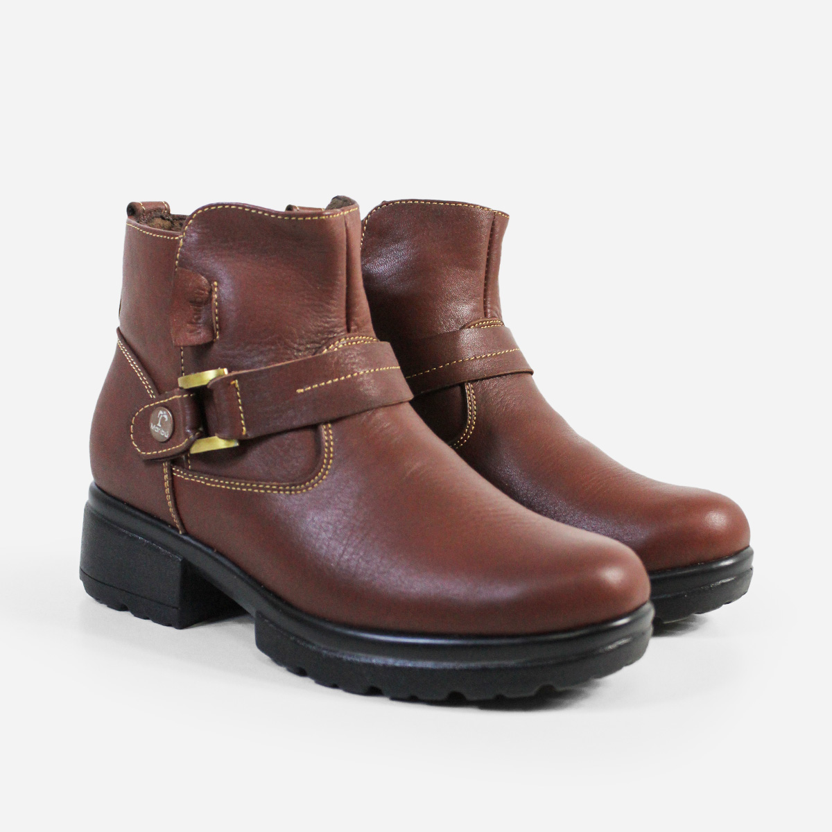 BOTINES MUJER MARIBU CUERO APACHE 818 - 2