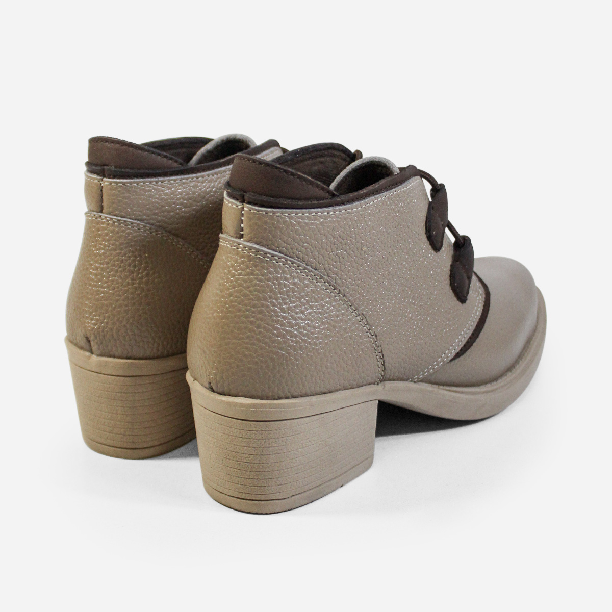 BOTINES MUJER MARIBU CUERO OLIVA 806 - 3