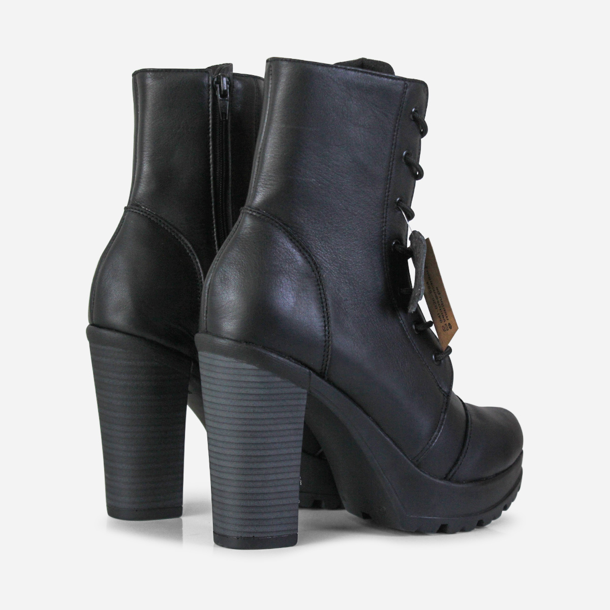 BOTAS MUJER MARIBU CUERO NEGRO 1060 - 4
