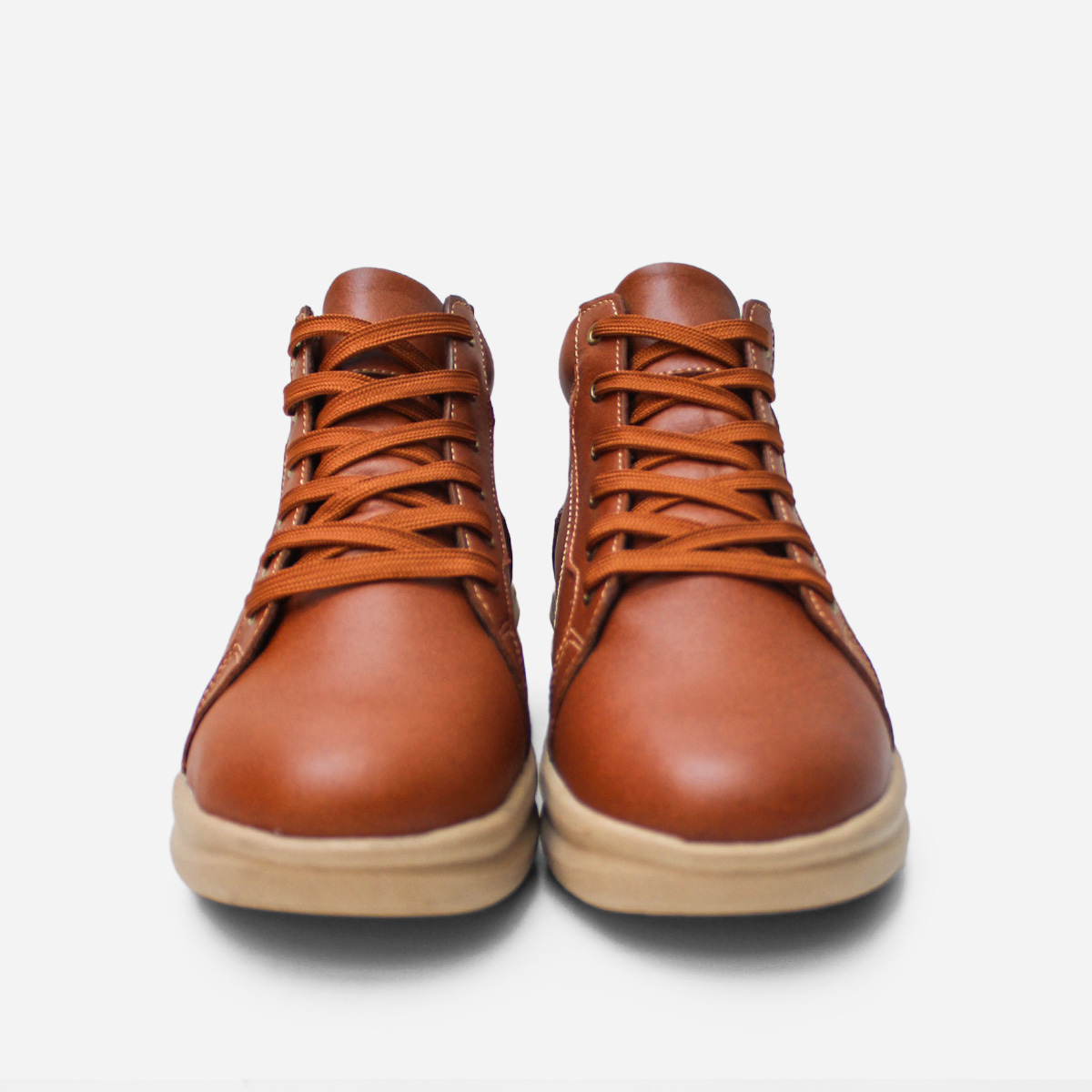 BOTINES MUJER MARIBU CUERO CARAMELO 829 - 3