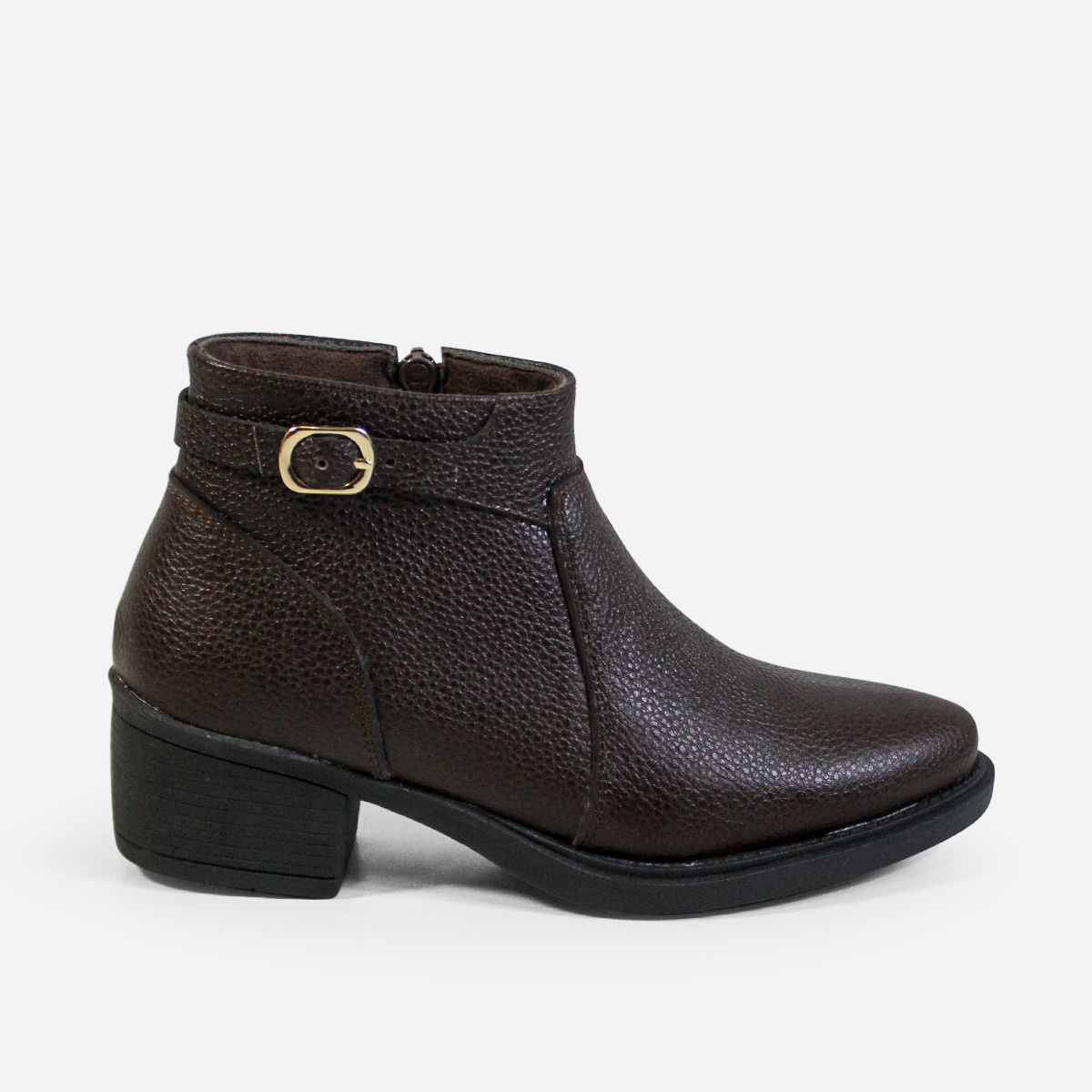 BOTINES MUJER MARIBU CUERO MARRÓN 1083 - 1