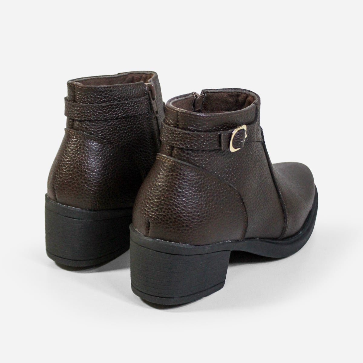 BOTINES MUJER MARIBU CUERO MARRÓN 1083 - 3