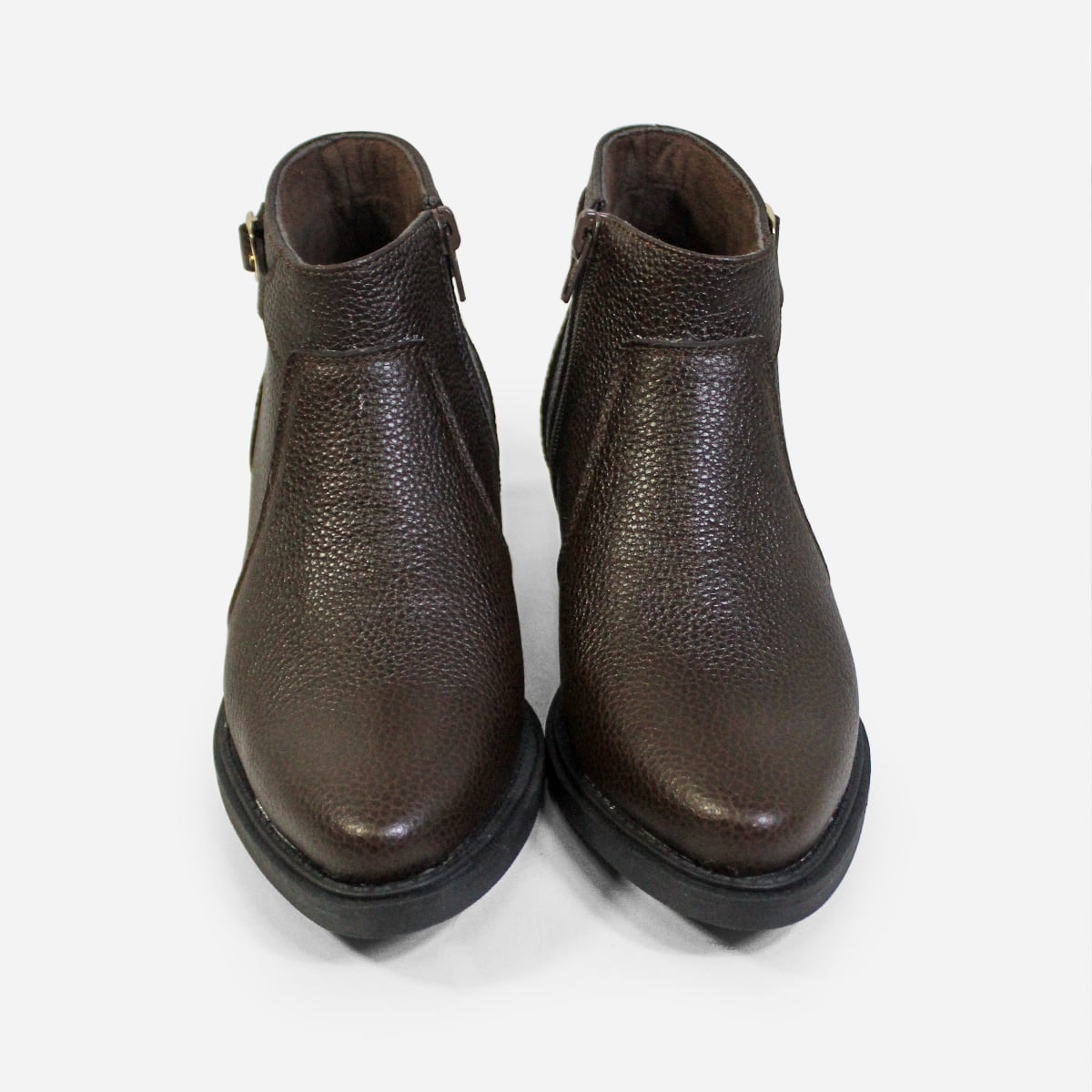 BOTINES MUJER MARIBU CUERO MARRÓN 1083 - 4