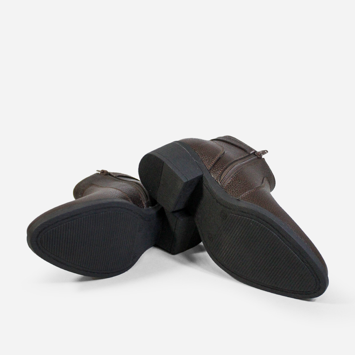 BOTINES MUJER MARIBU CUERO MARRÓN 1083 - 5