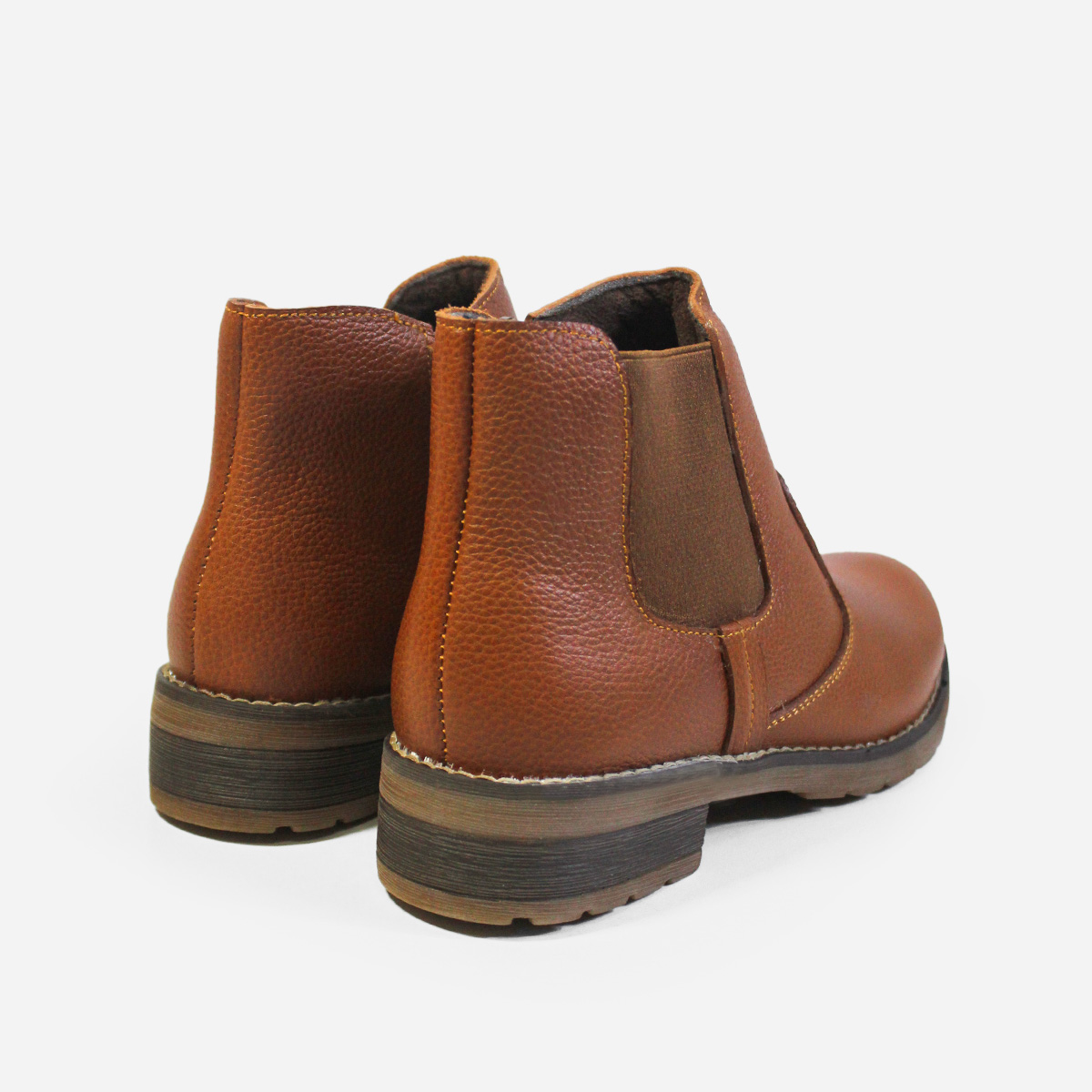 BOTINES MUJER MARIBU CUERO CARAMELO 732 - 3