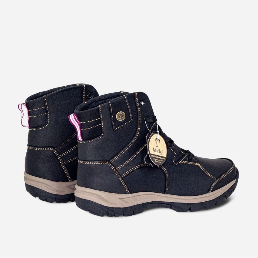 BOTINES MUJER MARIBU CUERO NEGRO 630 - 3
