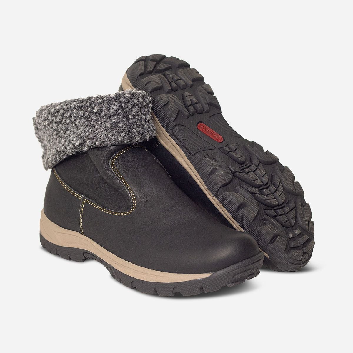 BOTAS MUJER MARIBU CUERO NEGRO 419 - 3