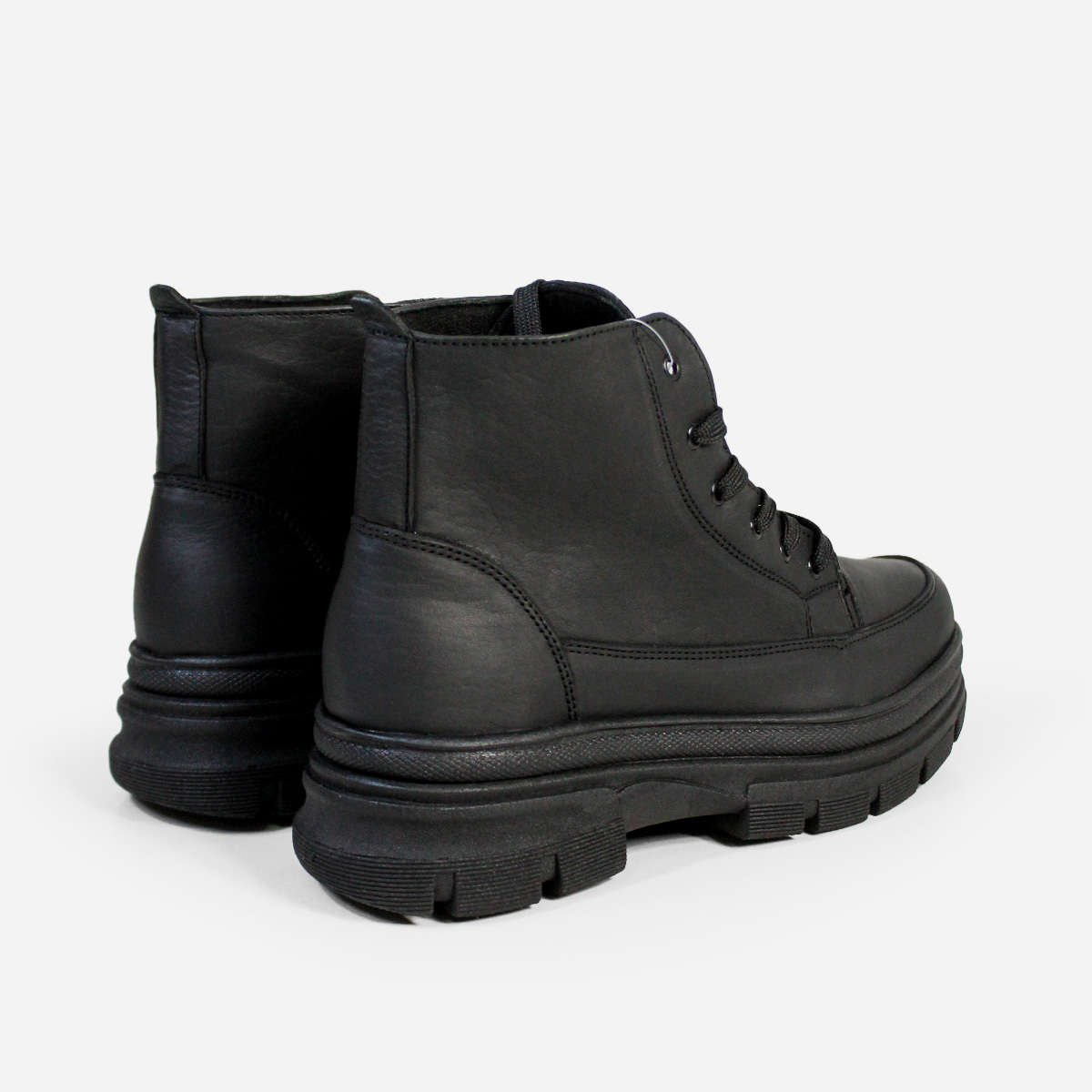 BOTINES MUJER MARIBU CUERO NEGRO 1054 - 3