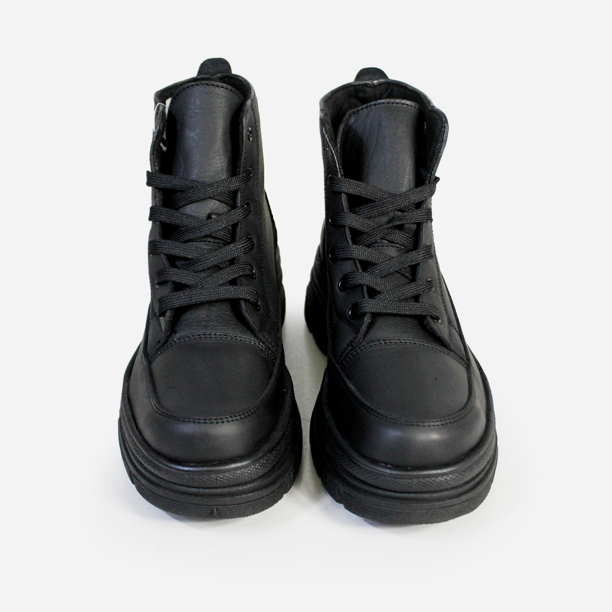 BOTINES MUJER MARIBU CUERO NEGRO 1054 - 4