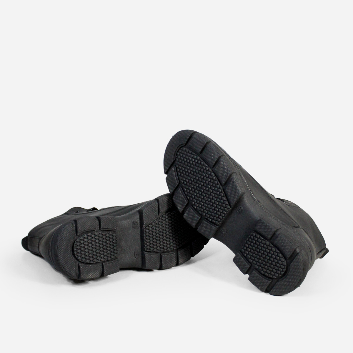 BOTINES MUJER MARIBU CUERO NEGRO 1054 - 5