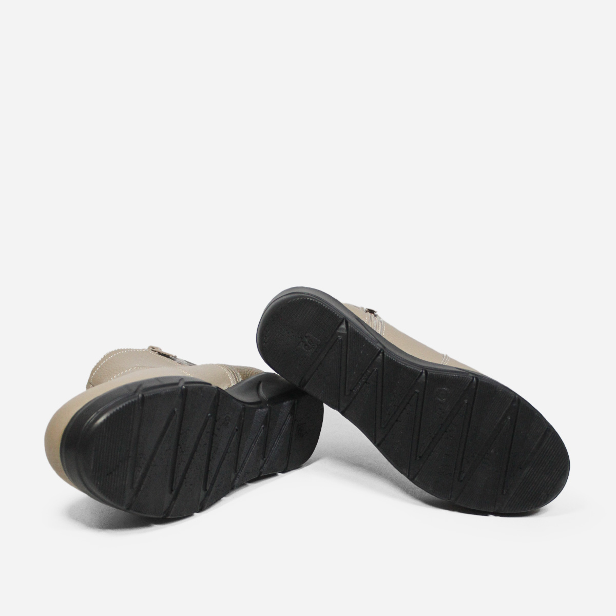 BOTINES MUJER MARIBU CUERO OLIVA 754 - 5