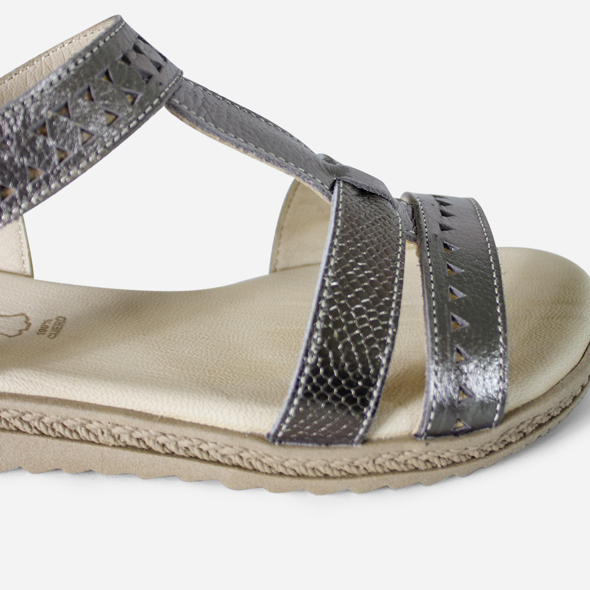 SANDALIAS MARIBU PURO CUERO 1124 - 5
