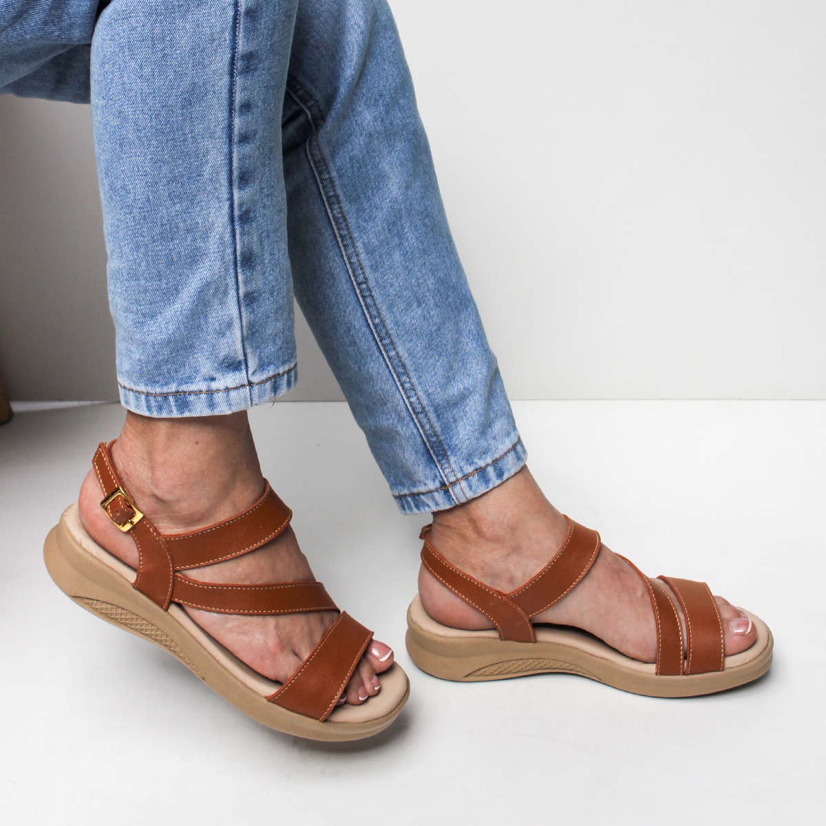 SANDALIAS MARIBU PURO CUERO 1025 - 6